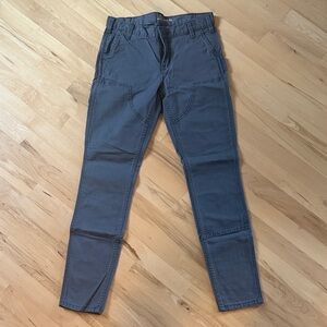 Carhartt Women’s grey canvas carpenter work pants size 2